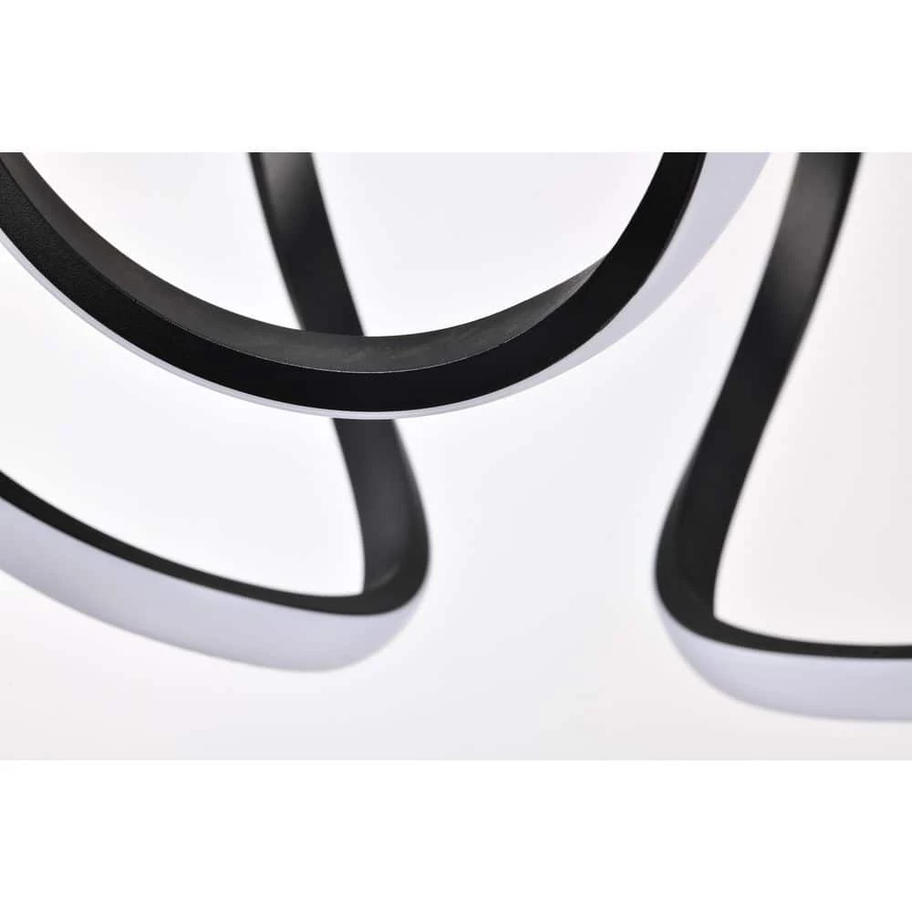 Promo ๐ Alistair 30-Watt Integrated LED Sand Black Finish Unique Design Chandelier by Edvivi ๐คฉ 9 Promo ๐ Alistair 30-Watt Integrated LED Sand Black Finish Unique Design Chandelier by Edvivi ๐คฉ - Image 7