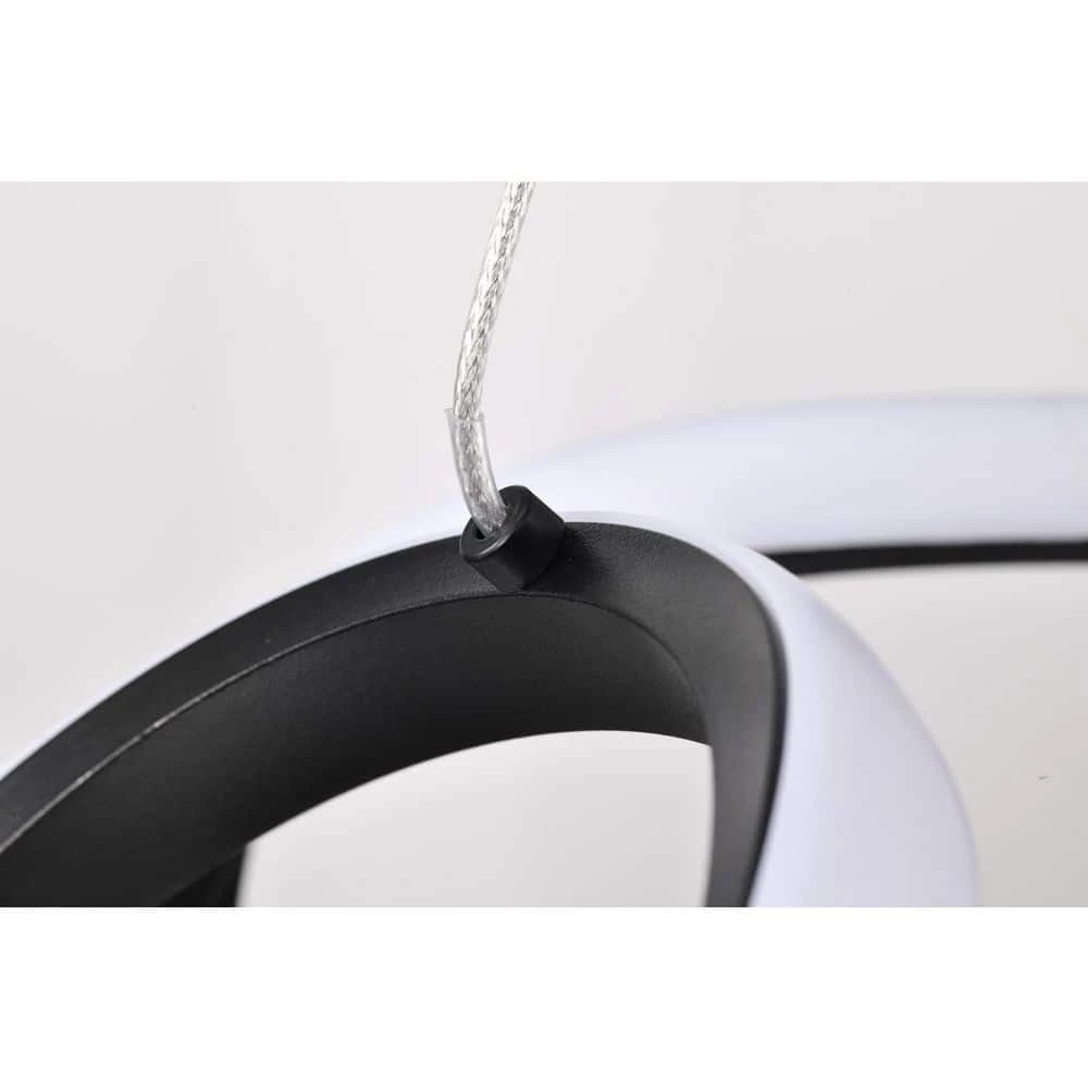 Promo ๐ Alistair 30-Watt Integrated LED Sand Black Finish Unique Design Chandelier by Edvivi ๐คฉ 10 Promo ๐ Alistair 30-Watt Integrated LED Sand Black Finish Unique Design Chandelier by Edvivi ๐คฉ - Image 8