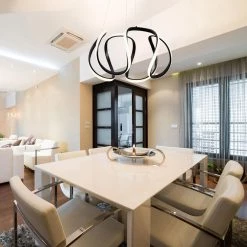 Promo ๐ Alistair 30-Watt Integrated LED Sand Black Finish Unique Design Chandelier by Edvivi ๐คฉ 18 Promo ๐ Alistair 30-Watt Integrated LED Sand Black Finish Unique Design Chandelier by Edvivi ๐คฉ -Deals Edvivi || Atlas Store sand black edvivi chandeliers epj1625bk 4f 1000