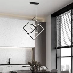 Wholesale ๐ Alistair 45-Watt Integrated LED Sand Black Finish Geometric Chandelier by Edvivi โค๏ธ 27 Wholesale ๐ Alistair 45-Watt Integrated LED Sand Black Finish Geometric Chandelier by Edvivi โค๏ธ -Deals Edvivi || Atlas Store sand black edvivi chandeliers epj1715bk 31 1000