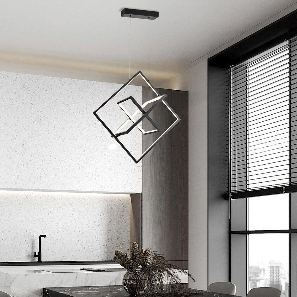 Wholesale ๐ Alistair 45-Watt Integrated LED Sand Black Finish Geometric Chandelier by Edvivi โค๏ธ 15 Wholesale ๐ Alistair 45-Watt Integrated LED Sand Black Finish Geometric Chandelier by Edvivi โค๏ธ - Image 13