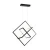 Wholesale 🎁 Alistair 45-Watt Integrated LED Sand Black Finish Geometric Chandelier by Edvivi ❤️ -Deals Edvivi || Atlas Store sand black edvivi chandeliers epj1715bk 64 1000