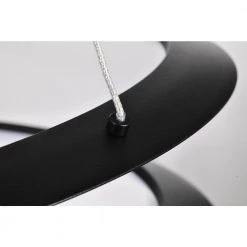 Buy 😀 Alistair 30-Watt Integrated LED Sand Black Modern Chandelier by Edvivi 🎉 -Deals Edvivi || Atlas Store sand black edvivi chandeliers epj2095bk 1d 1000