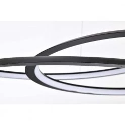 Buy 😀 Alistair 30-Watt Integrated LED Sand Black Modern Chandelier by Edvivi 🎉 -Deals Edvivi || Atlas Store sand black edvivi chandeliers epj2095bk 44 1000