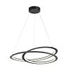 Buy 😀 Alistair 30-Watt Integrated LED Sand Black Modern Chandelier by Edvivi 🎉 -Deals Edvivi || Atlas Store sand black edvivi chandeliers epj2095bk 64 1000