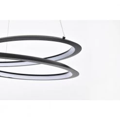 Buy 😀 Alistair 30-Watt Integrated LED Sand Black Modern Chandelier by Edvivi 🎉 -Deals Edvivi || Atlas Store sand black edvivi chandeliers epj2095bk fa 1000