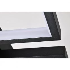 Wholesale 😉 Alistair 18 in. 24-Watt Integrated LED Sand Black Finish Square Flush Mount by Edvivi ⭐ -Deals Edvivi || Atlas Store sand black edvivi flush mount lights ecj1505bk 44 1000