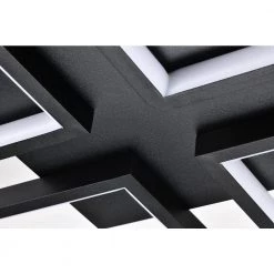 Wholesale 😉 Alistair 18 in. 24-Watt Integrated LED Sand Black Finish Square Flush Mount by Edvivi ⭐ -Deals Edvivi || Atlas Store sand black edvivi flush mount lights ecj1505bk 76 1000