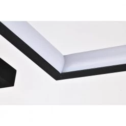 Wholesale 😉 Alistair 18 in. 24-Watt Integrated LED Sand Black Finish Square Flush Mount by Edvivi ⭐ -Deals Edvivi || Atlas Store sand black edvivi flush mount lights ecj1505bk fa 1000