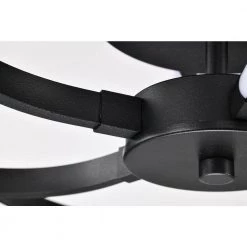 Flash Sale 🌟 Alistair 21 in. 30-Watt Sand Black Integrated LED Creative Flush Mount by Edvivi 🛒 -Deals Edvivi || Atlas Store sand black edvivi flush mount lights ecj1655bk 1f 1000