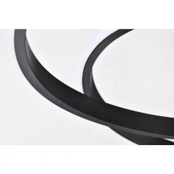 Flash Sale 🌟 Alistair 21 in. 30-Watt Sand Black Integrated LED Creative Flush Mount by Edvivi 🛒 -Deals Edvivi || Atlas Store sand black edvivi flush mount lights ecj1655bk 76 1000