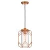 Cheapest 😍 Imperium Modern 1-Light Sand Gold Finish Geometric Cage Wire Pendant with Seeded Glass Shade by Edvivi ⭐ -Deals Edvivi || Atlas Store sand gold edvivi chandeliers epl4438sg 64 1000