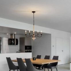 Coupon 💯 5-Light Scratched Wood and Rust Finish Candle Style Chandelier by Edvivi 😀 -Deals Edvivi || Atlas Store scratched wood and rust edvivi chandeliers epj600wd 31 1000