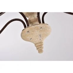 Coupon 💯 5-Light Scratched Wood and Rust Finish Candle Style Chandelier by Edvivi 😀 -Deals Edvivi || Atlas Store scratched wood and rust edvivi chandeliers epj600wd fa 1000