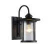 Coupon 🥰 Charlton 1-Light Transitional Textured Black Outdoor Wall Lantern Sconce with Clear Seedy Cylinder Glass Shade by Edvivi ✔️ -Deals Edvivi || Atlas Store textured black edvivi outdoor sconces ew665s bk 64 1000