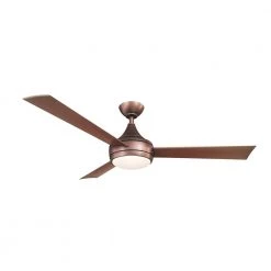 Deals Edvivi || Atlas Store 2 Brand new โ Donaire 52 in. LED Indoor/Outdoor Brushed Bronze Ceiling Fan with Light with Remote Control by Atlas ๐งจ