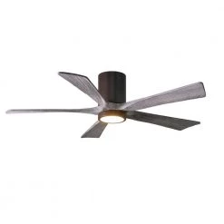 Best reviews of 👏 Irene 52 in. LED Indoor/Outdoor Damp Textured Bronze Ceiling Fan with Light with Remote Control, Wall Control by Atlas 🔔