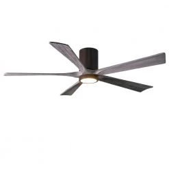 Cheap ✔️ Irene 60 in. LED Indoor/Outdoor Damp Textured Bronze Ceiling Fan with Light with Remote Control, Wall Control by Atlas 🔥