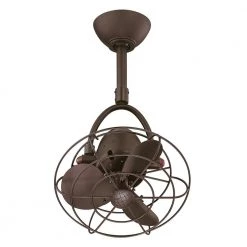 Flash Sale โญ Diane 13 in. Indoor/Outdoor Textured Bronze Ceiling Fan with Remote Control by Atlas ๐ฅฐ