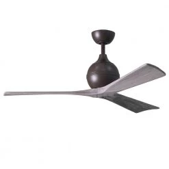 Discount 👏 Irene 52 in. Indoor/Outdoor Textured Bronze Ceiling Fan with Remote Control and Wall Control by Atlas 😀