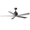 Wholesale 🔔 Irene 60 in. Indoor/Outdoor Textured Bronze Ceiling Fan with Remote Control and Wall Control by Atlas ⌛