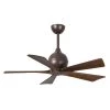 New 🎉 Irene 42 in. Indoor/Outdoor Textured Bronze Ceiling Fan with Remote Control and Wall Control by Atlas ❤️ -Deals Edvivi || Atlas Store textured bronze atlas ceiling fans without lights ir5 tb wa 42 64 1000