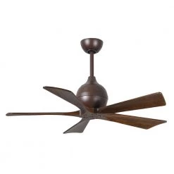 New ๐ Irene 42 in. Indoor/Outdoor Textured Bronze Ceiling Fan with Remote Control and Wall Control by Atlas โค๏ธ