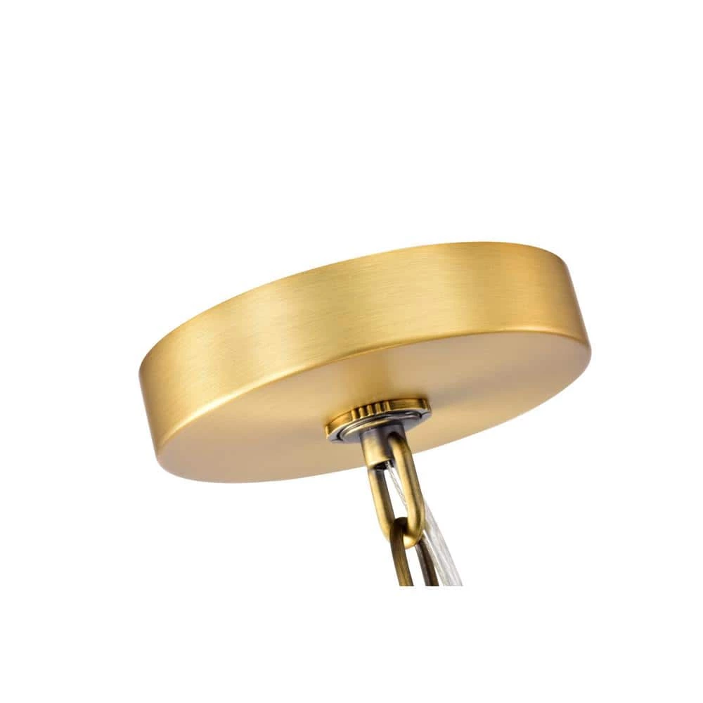 Top 10 ๐ Eloise 4-Light Glam Vintage Brass Finish Curved Lines Style Modern Pendant with Crystal Strands by Edvivi ๐ 4 Top 10 ๐ Eloise 4-Light Glam Vintage Brass Finish Curved Lines Style Modern Pendant with Crystal Strands by Edvivi ๐ - Image 2