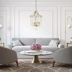 Top 10 ๐ Eloise 4-Light Glam Vintage Brass Finish Curved Lines Style Modern Pendant with Crystal Strands by Edvivi ๐ 15 Top 10 ๐ Eloise 4-Light Glam Vintage Brass Finish Curved Lines Style Modern Pendant with Crystal Strands by Edvivi ๐ -Deals Edvivi || Atlas Store vintage brass edvivi chandeliers epc6428vb c3 1000