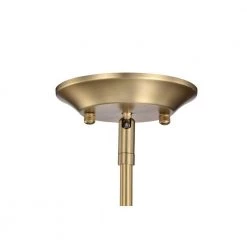 Budget 👏 Aria 12 in. 1-Light Vintage Brass Clear Cone Glass Farmhouse Kitchen Pendant Light by Edvivi 👏 -Deals Edvivi || Atlas Store vintage brass edvivi chandeliers epj4718vb 1d 1000