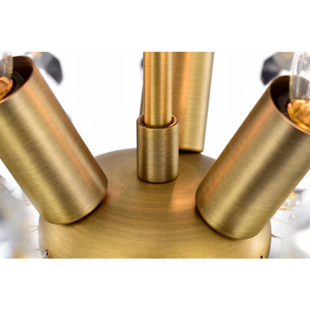 Budget โค๏ธ Eloise 13 in. 3-Light Vintage Brass Finish Glam Modern Semi-Flush Mount with Crystal Strands by Edvivi ๐ฏ 12 Budget โค๏ธ Eloise 13 in. 3-Light Vintage Brass Finish Glam Modern Semi-Flush Mount with Crystal Strands by Edvivi ๐ฏ - Image 10