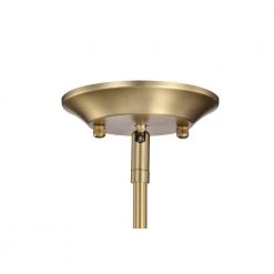 Deals 🧨 Aria 8 in. 1-Light Vintage Brass Modern Mini Pendant with Clear Cone Glass Shade by Edvivi 💯 -Deals Edvivi || Atlas Store vintage brass edvivi pendant lights epj4708vb 66 1000