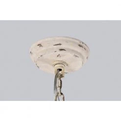 Buy 😀 Gulliver French Country 6-Light Vintage Distressed Antique White Birch Wood Pendant Chandelier by Edvivi ⭐ -Deals Edvivi || Atlas Store vintage distressed antique white edvivi chandeliers epj5806wh 66 1000