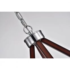 New 👏 4-Light Wood and Chrome Teardrop Chandelier by Edvivi 💯 -Deals Edvivi || Atlas Store wood and chrome edvivi chandeliers epj426wd fa 1000