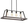 Hot Sale ✔️ Troy 4-Light Wood and Oil Rubbed Bronze Farmhouse Rectangular Kitchen Island Chandelier by Edvivi ✨ -Deals Edvivi || Atlas Store wood and oil rubbed bronze edvivi chandeliers epd3407wd 64 1000